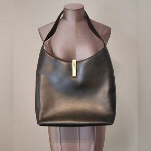 Gucci Leather Jackie O Large Hobo Shoulder Bag-Vintage Black